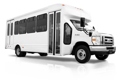 the Dallas Limo Shuttle van and Shuttle bus