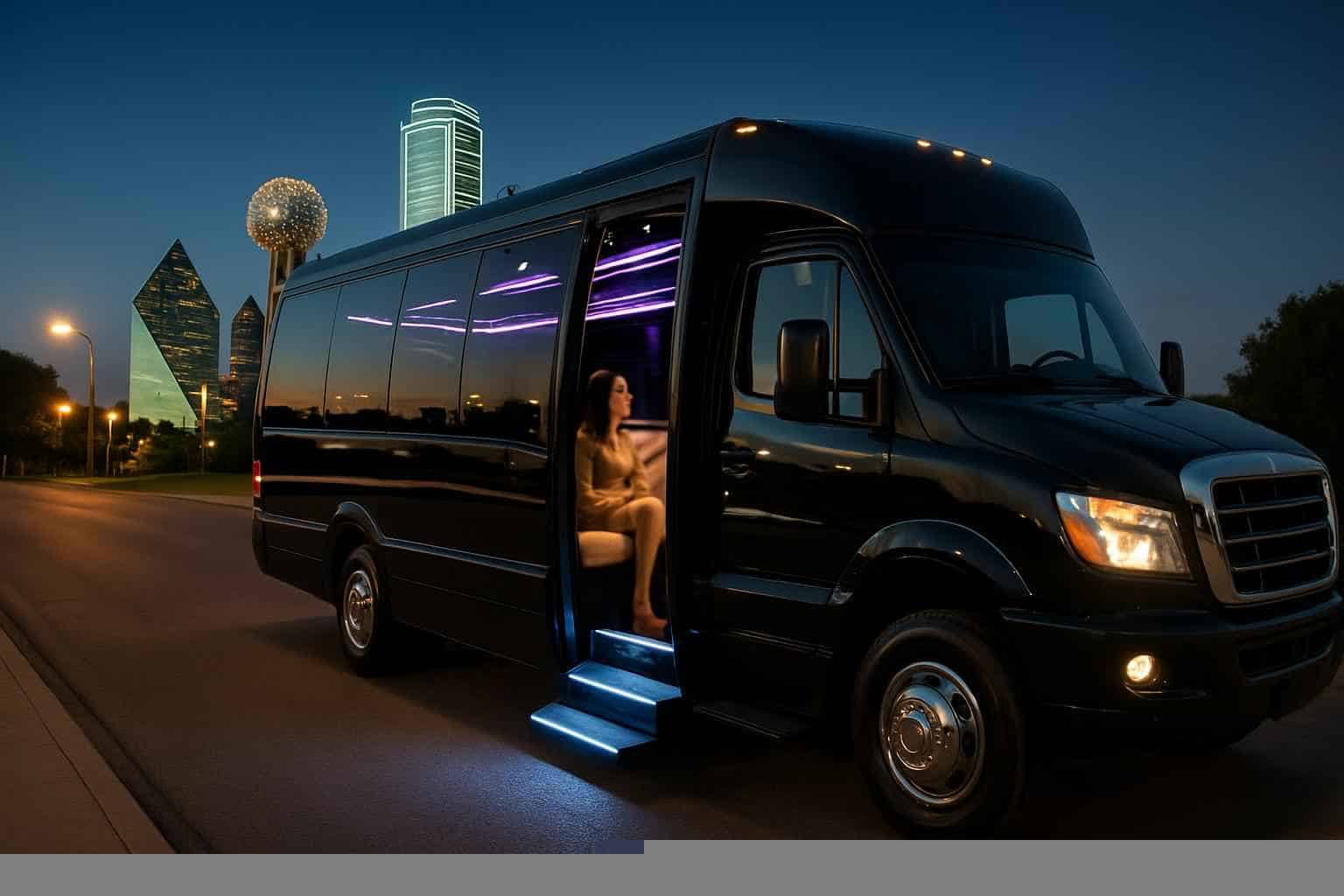 Luxury Party Bus Rental in Dallas Texas