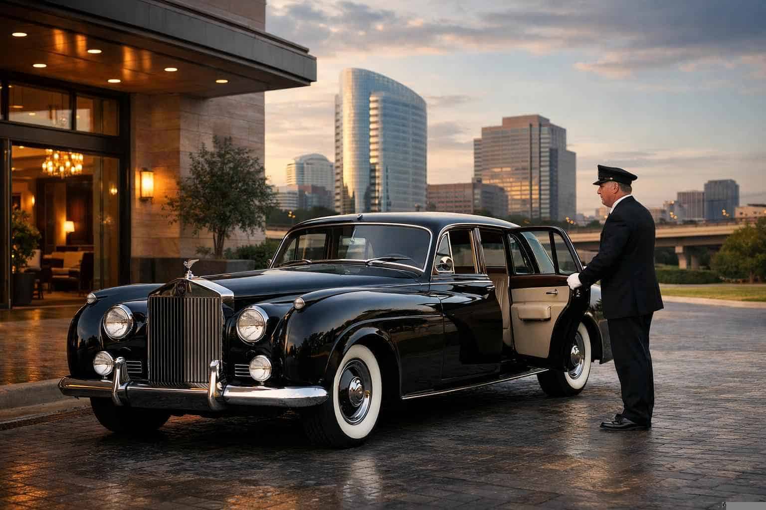 Classic Car Chauffeur Service Near Me Plano TX