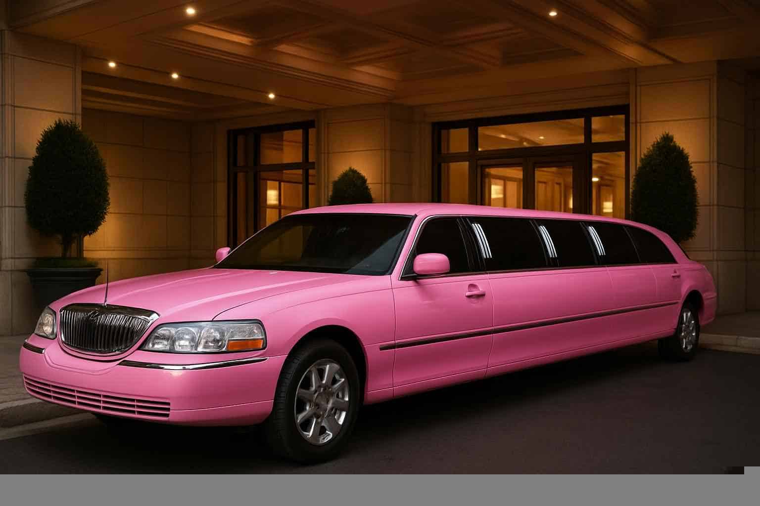 Addison Texas Pink Limo Rental
