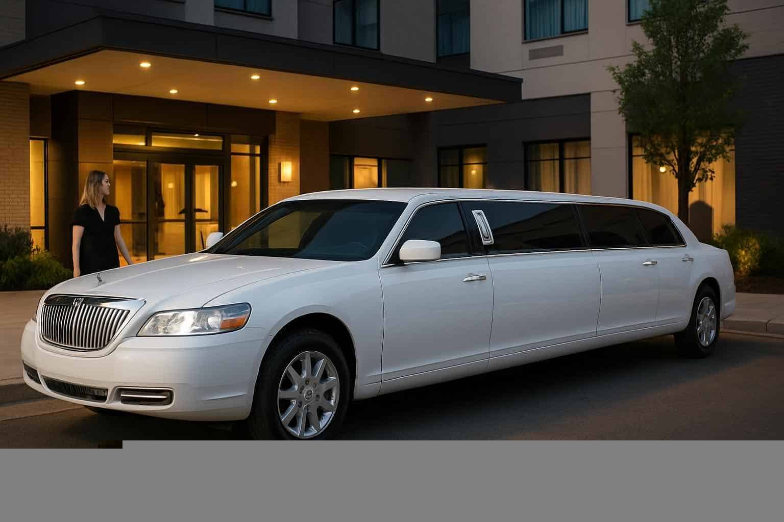 Addison Texas White Limo Rental