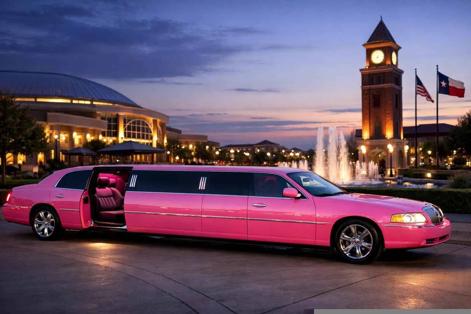 Allen Texas Pink Limo Rental