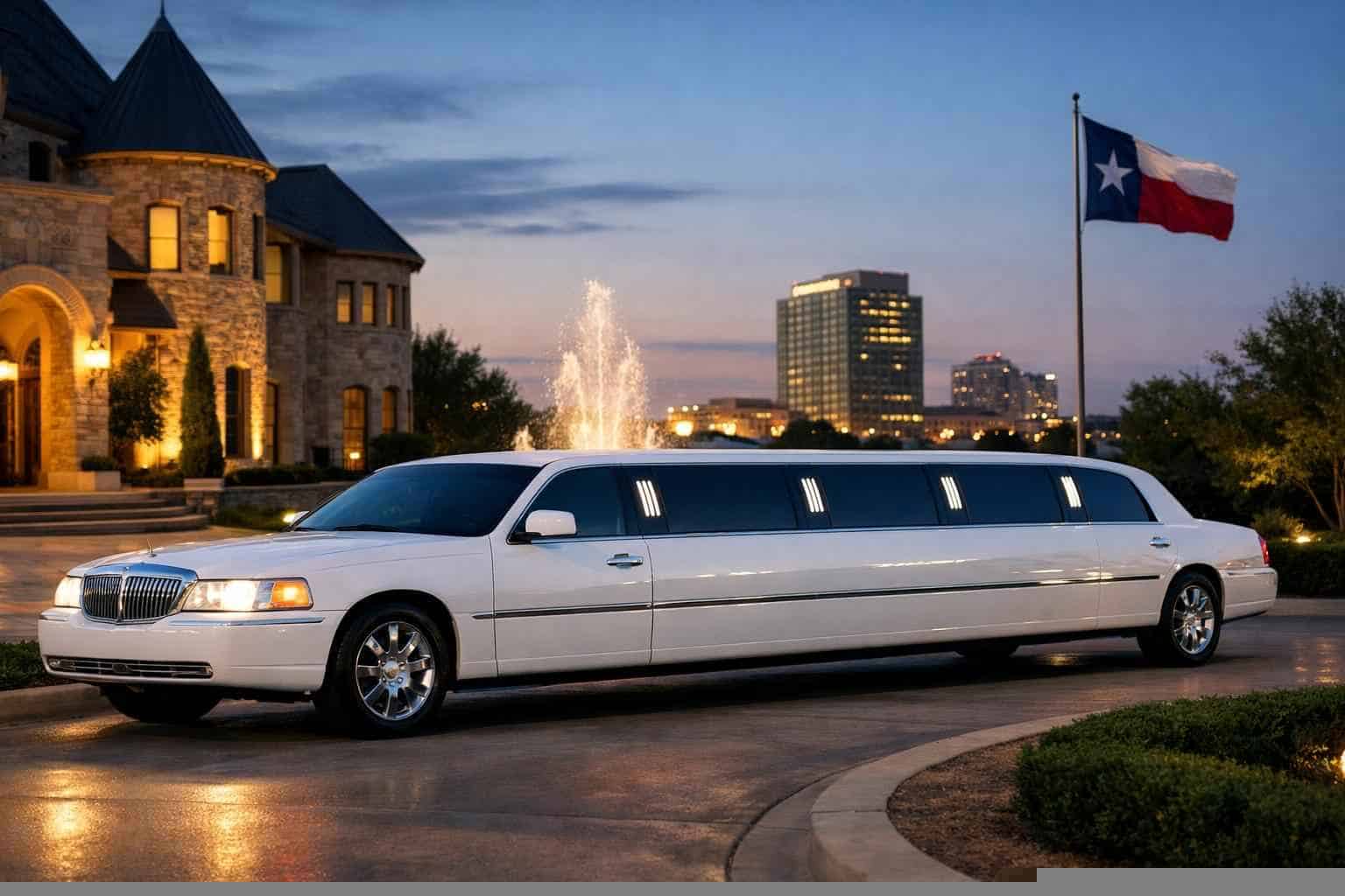 Allen Texas White Limo Rental
