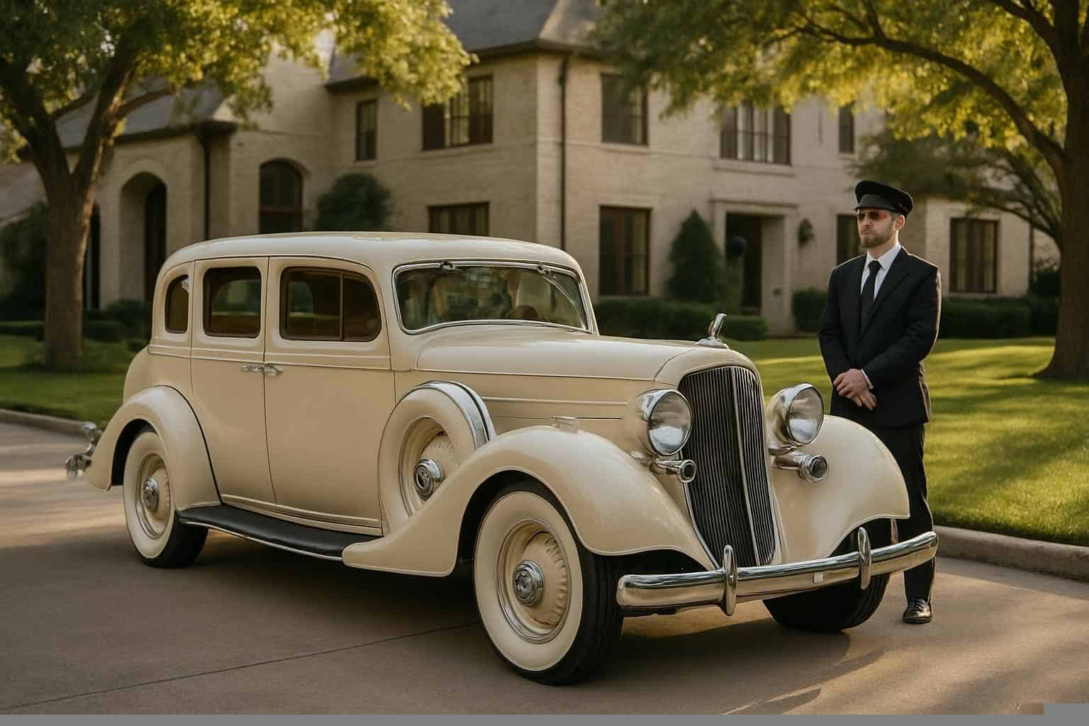 Antique Vehicle Rental with Driver Highland Park TX