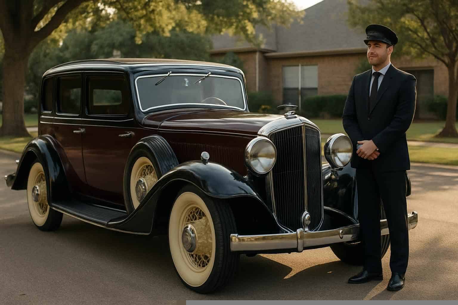 Antique Vehicle Rental with Driver Lewisville TX