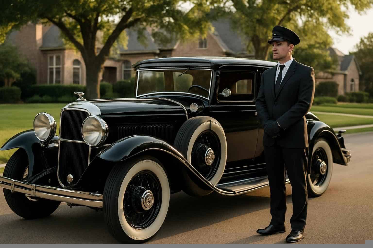 Antique Vehicle Rental with Driver Near Me Flower Mound TX