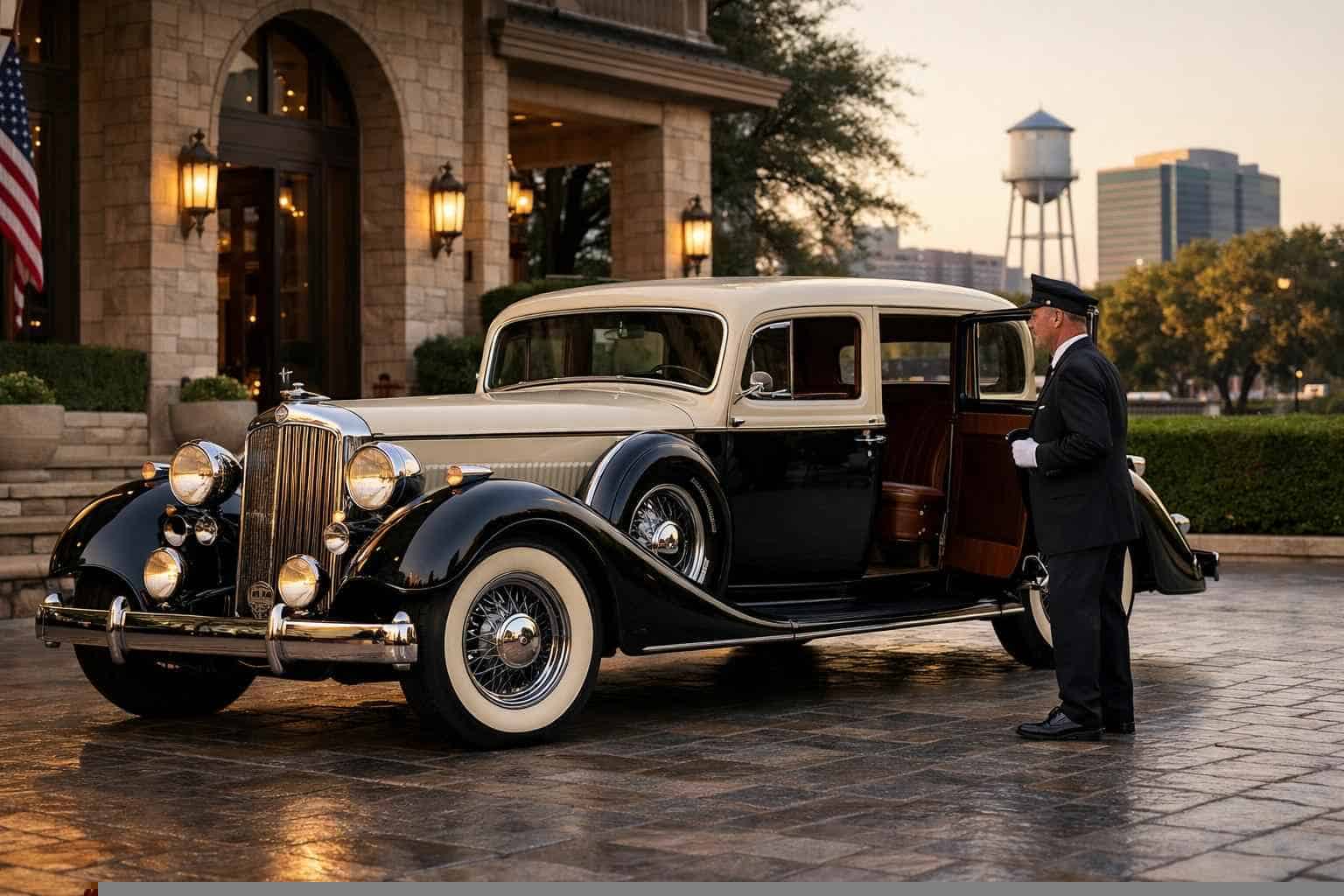 Antique Vehicle Rental with Driver Near Me Frisco TX