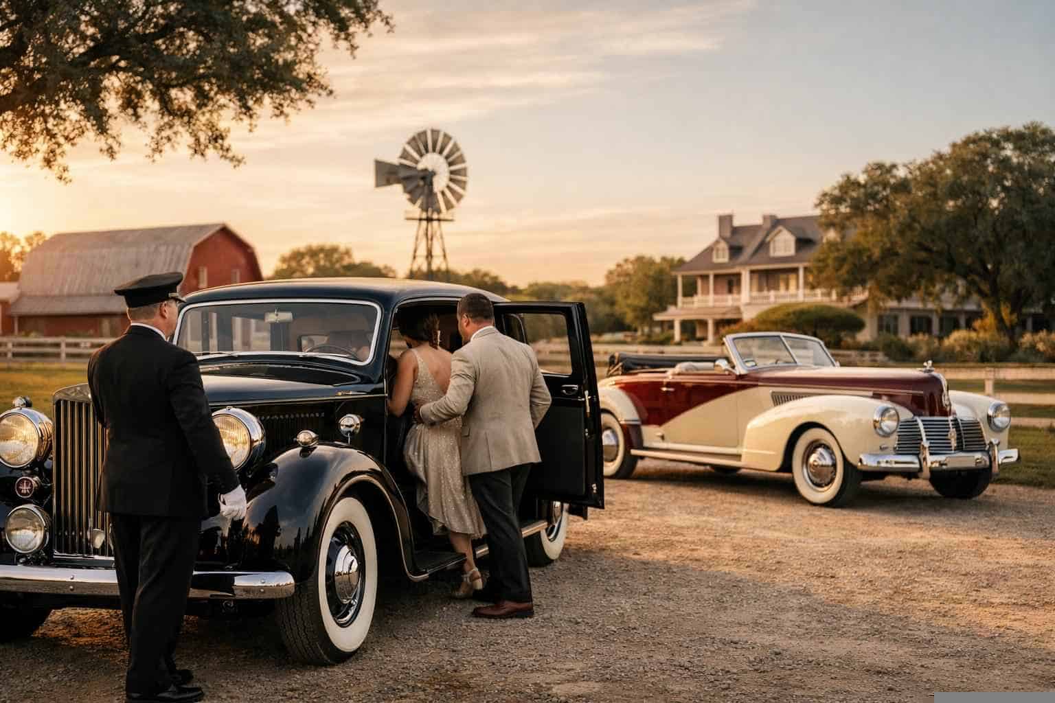 Antique Vehicle Rental with Driver Near Me Prosper TX
