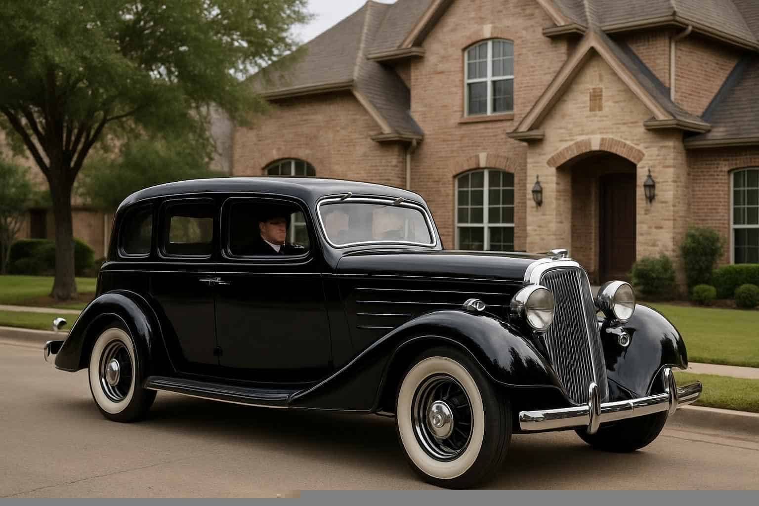 Antique Vehicle Rental with Driver Services in Coppell Texas