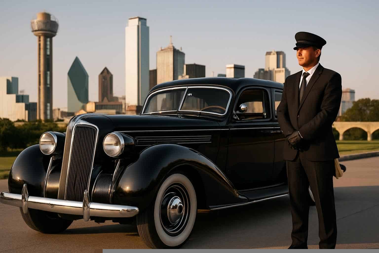 Antique Vehicle Rental with Driver Services in Dallas Texas
