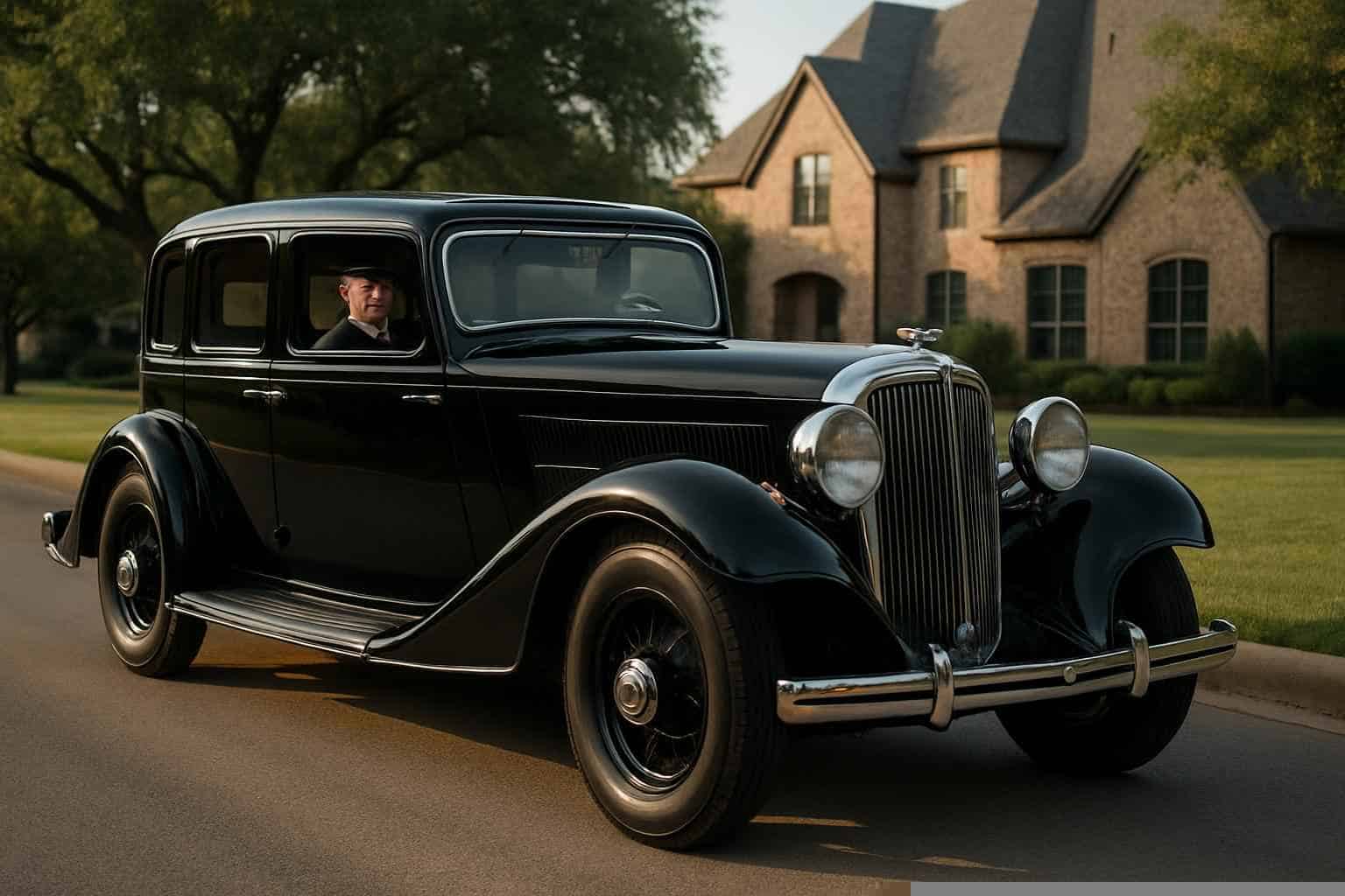 Antique Vehicle Rental with Driver Services in Flower Mound Texas
