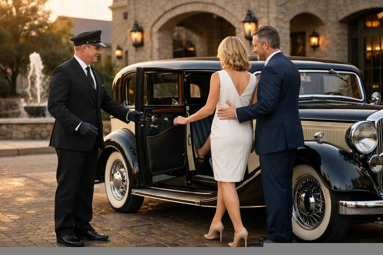 Antique Vehicle Rental with Driver Services in Frisco Texas