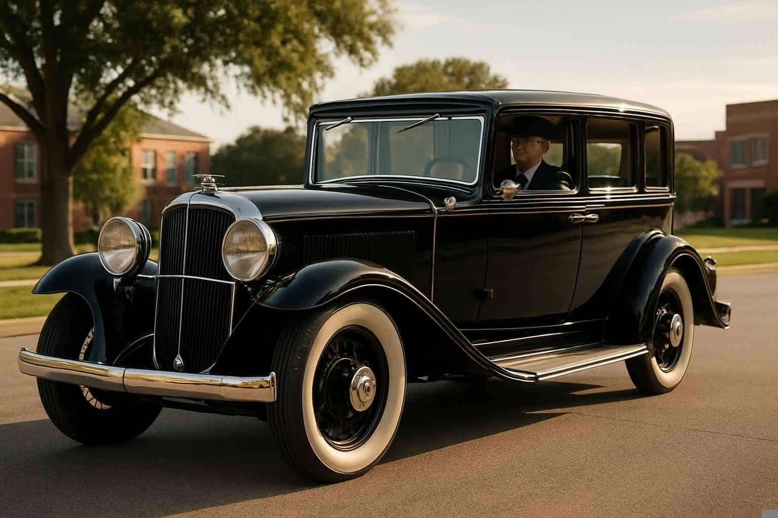 Antique Vehicle Rental with Driver Services in Irving Texas