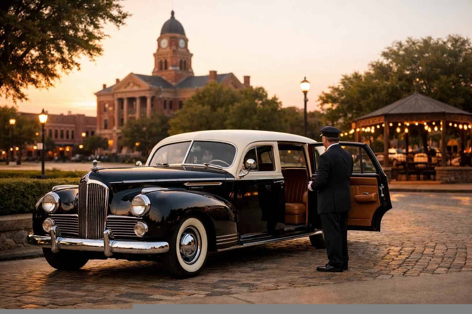 Antique Vehicle Rental with Driver Services in McKinney Texas