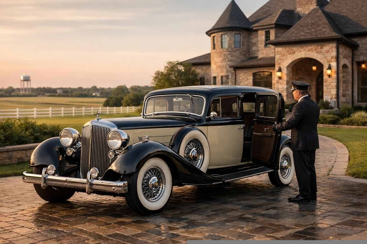 Antique Vehicle Rental with Driver Services in Prosper Texas