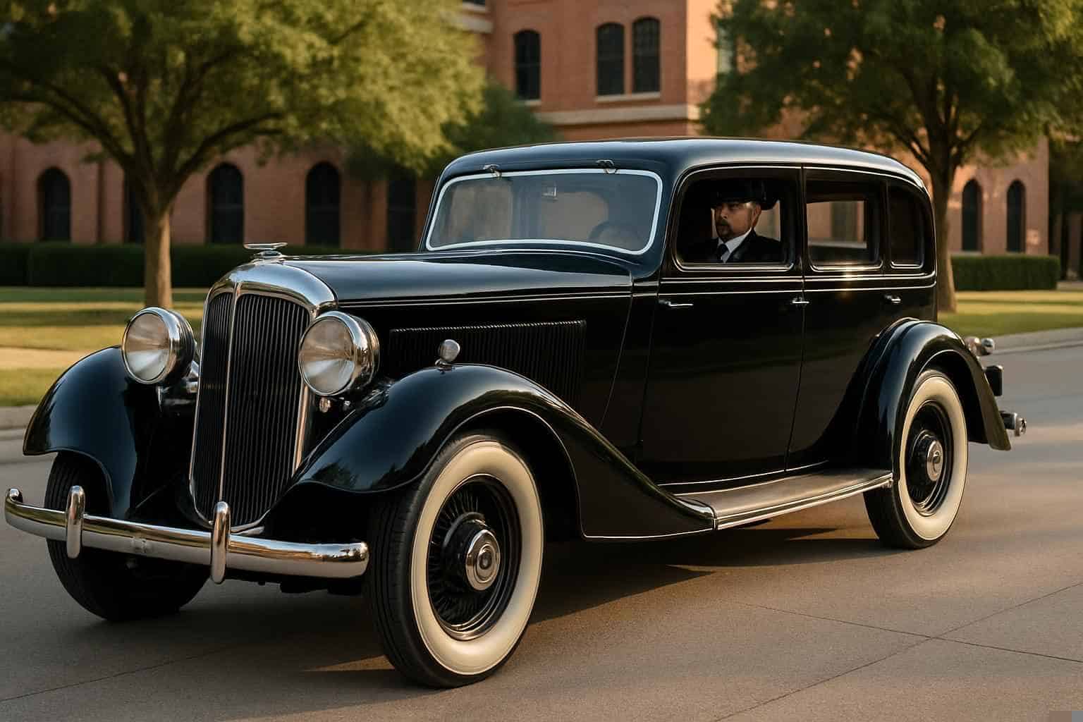 Antique Vehicle Rental with Driver Services in Richardson Texas