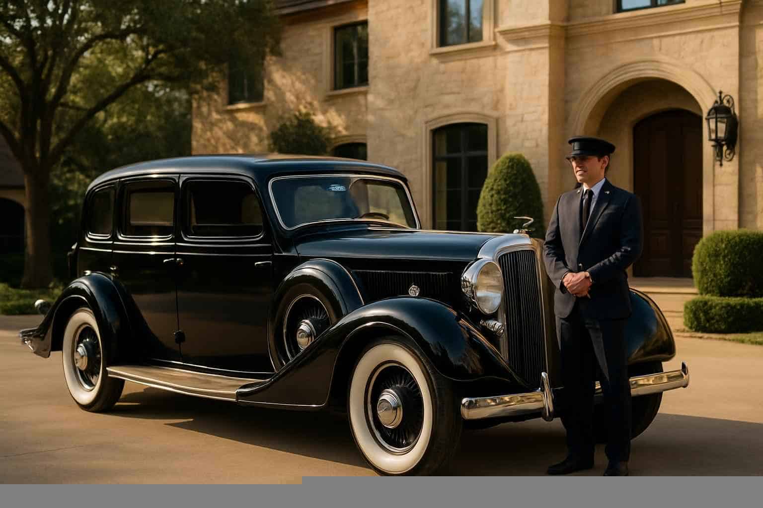 Antique Vehicle Rental with Driver Services in Southlake Texas