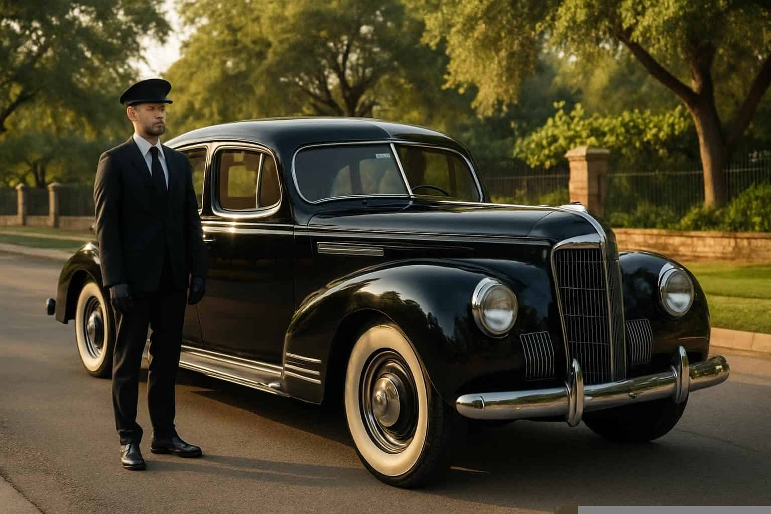 Antique Vehicle Service with Driver Grapevine TX