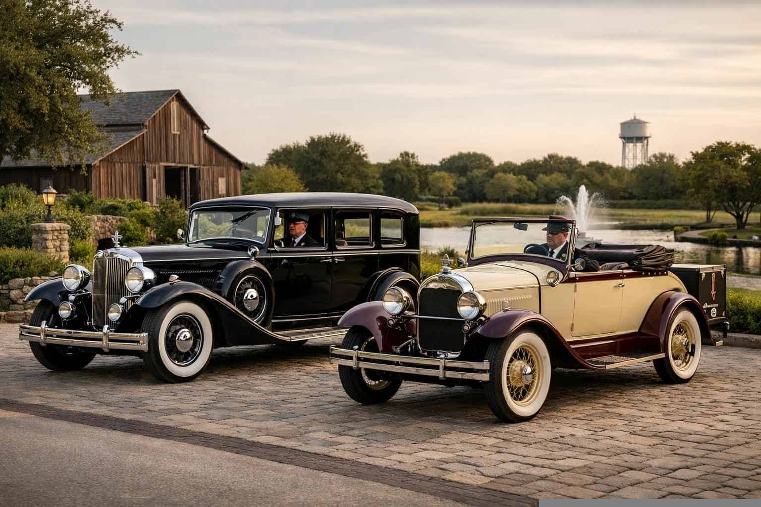 Antique Vehicles with Driver in Allen Texas