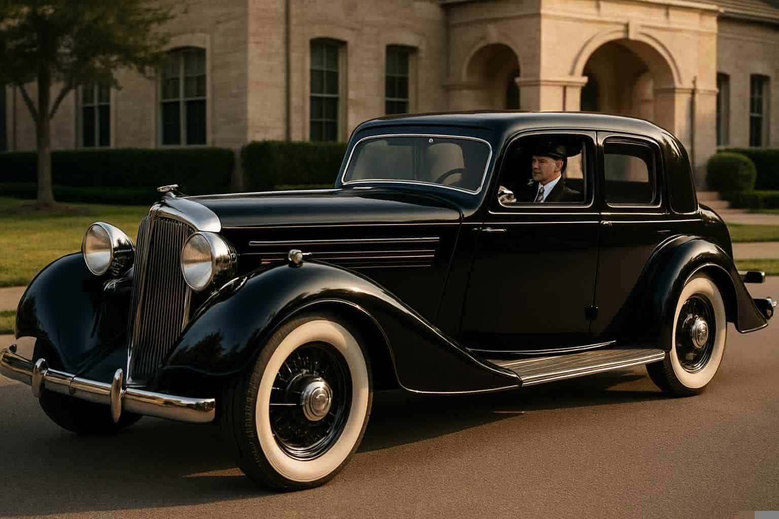 Antique Vehicles with Driver in Carrollton Texas