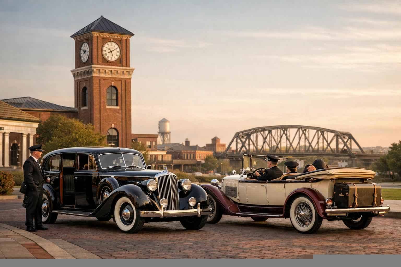 Antique Vehicles with Driver in Frisco Texas