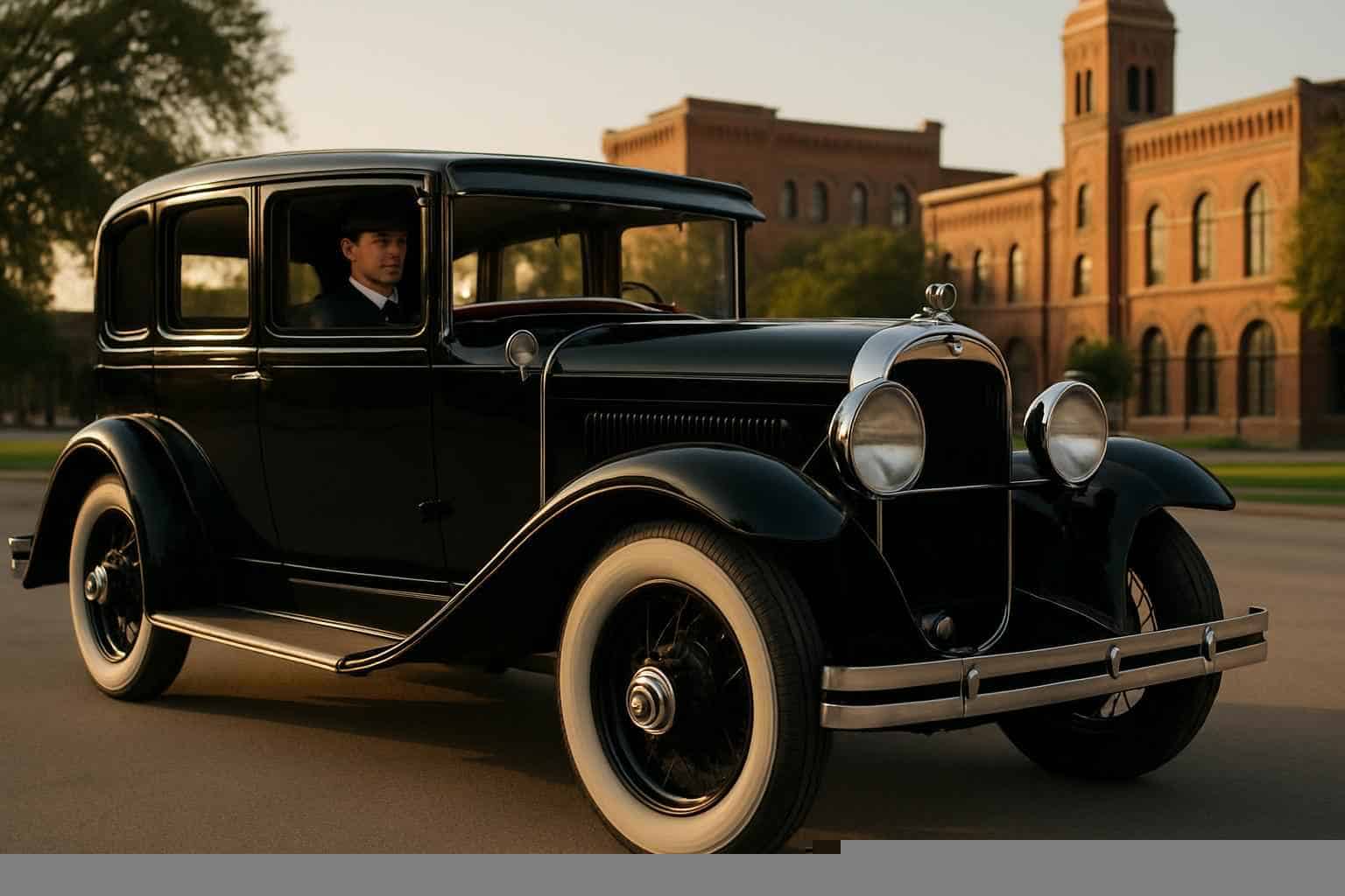Antique Vehicles with Driver in Irving Texas