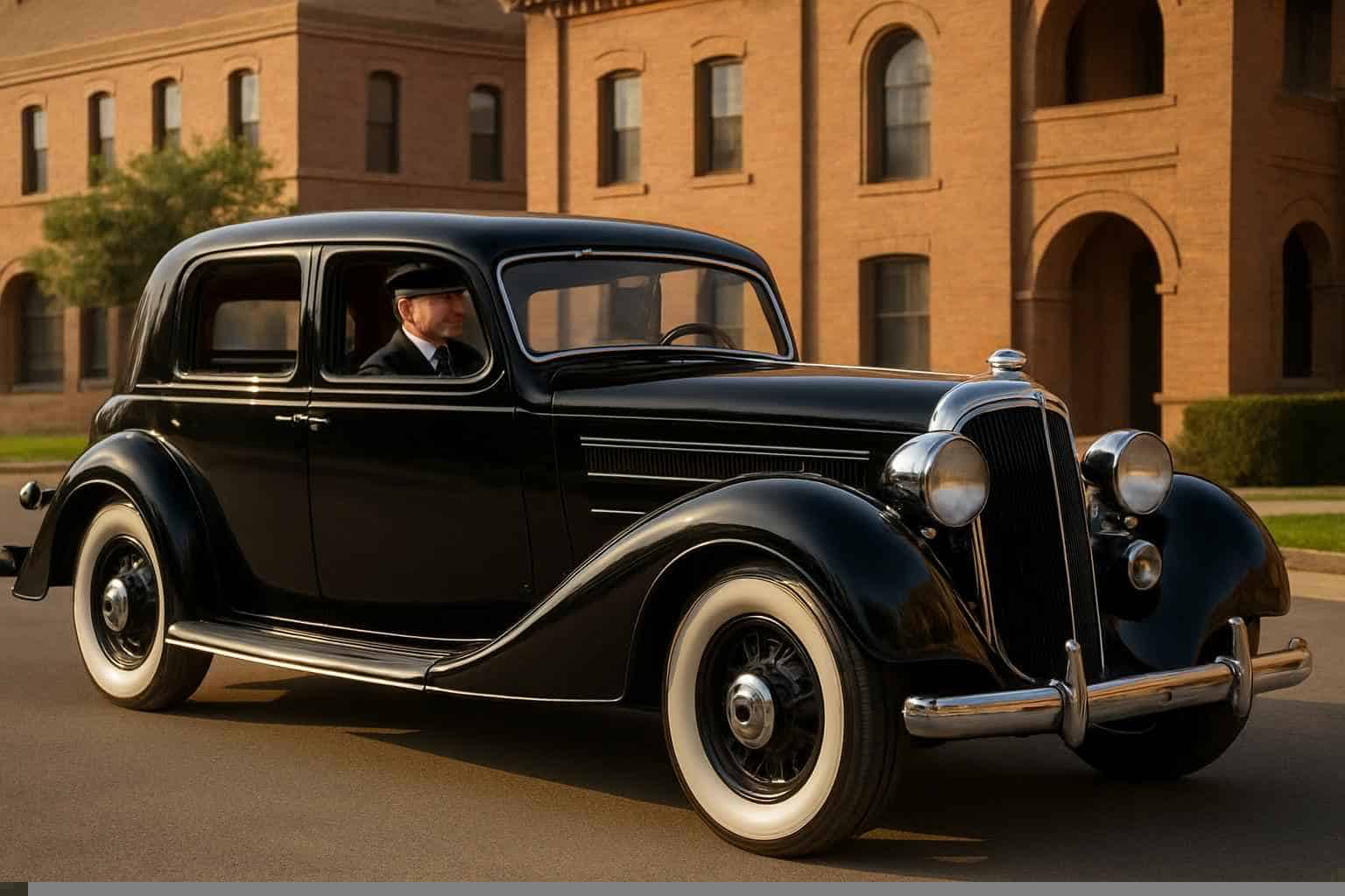 Antique Vehicles with Driver in Richardson Texas