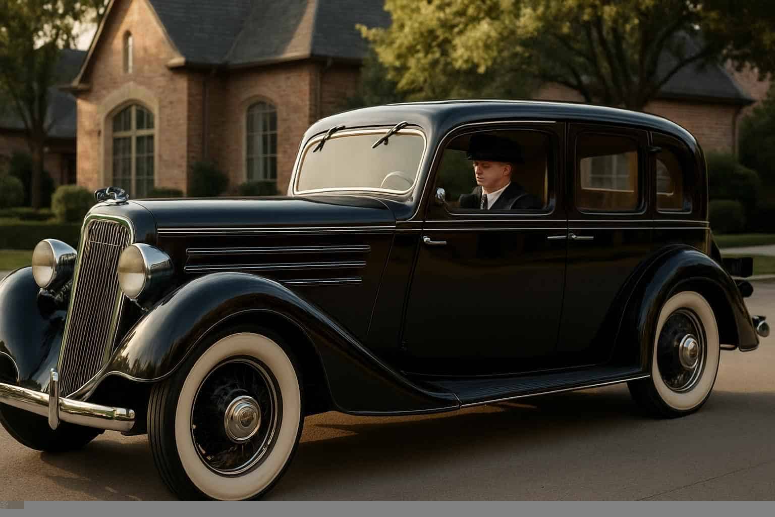 Antique Vehicles with Driver in Southlake Texas