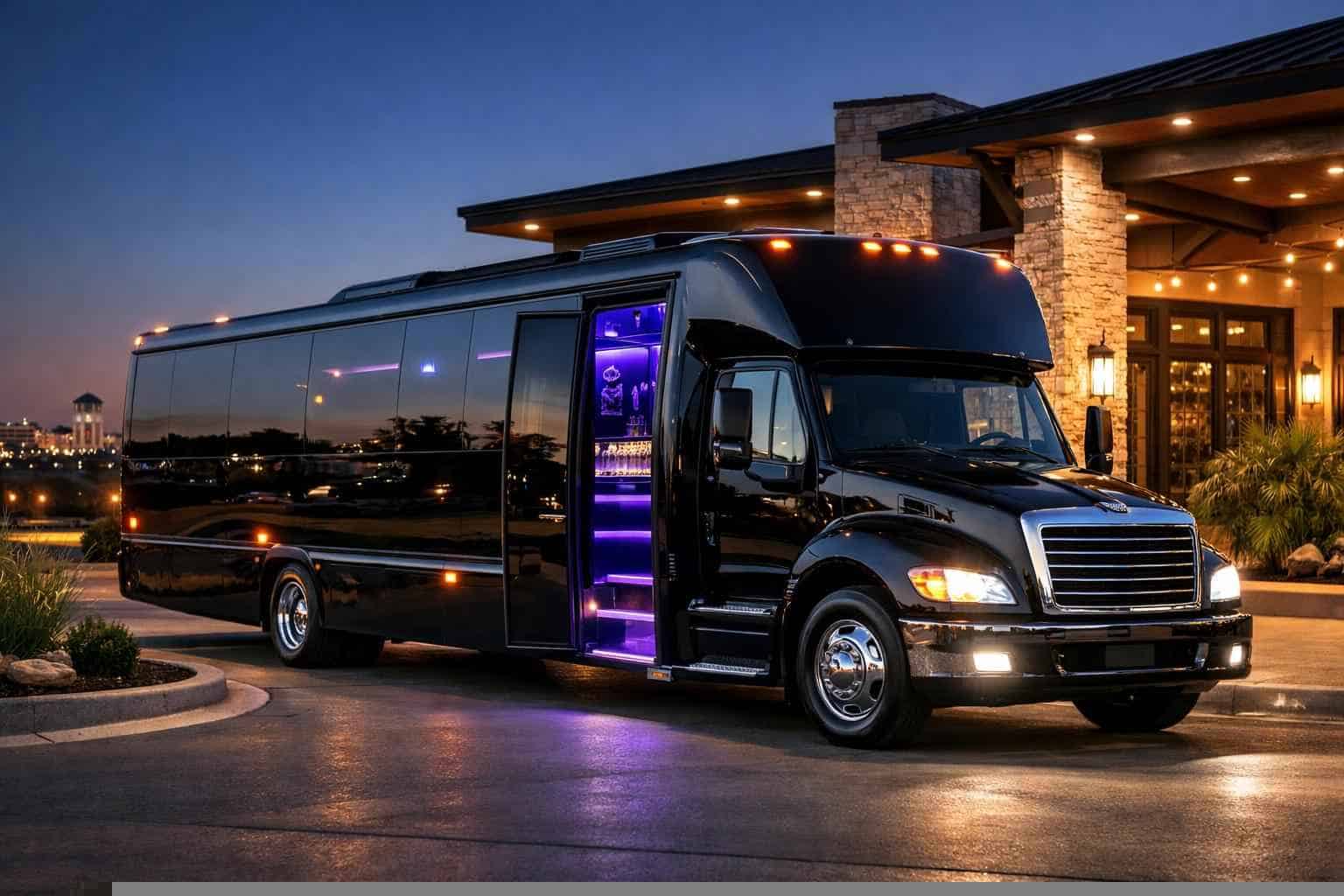 Best Black Party Bus Rental in Allen Texas