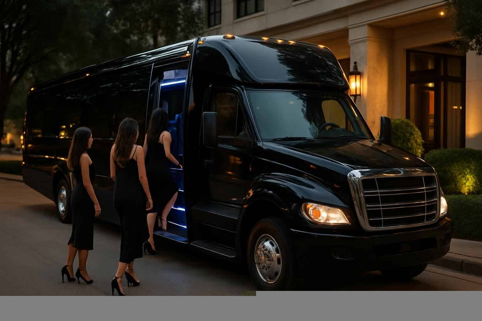 Best Black Party Bus Rental in Carrollton Texas