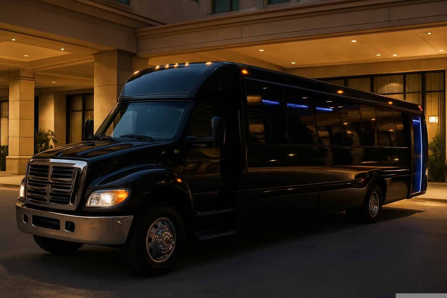 Best Black Party Bus Rental in Coppell Texas