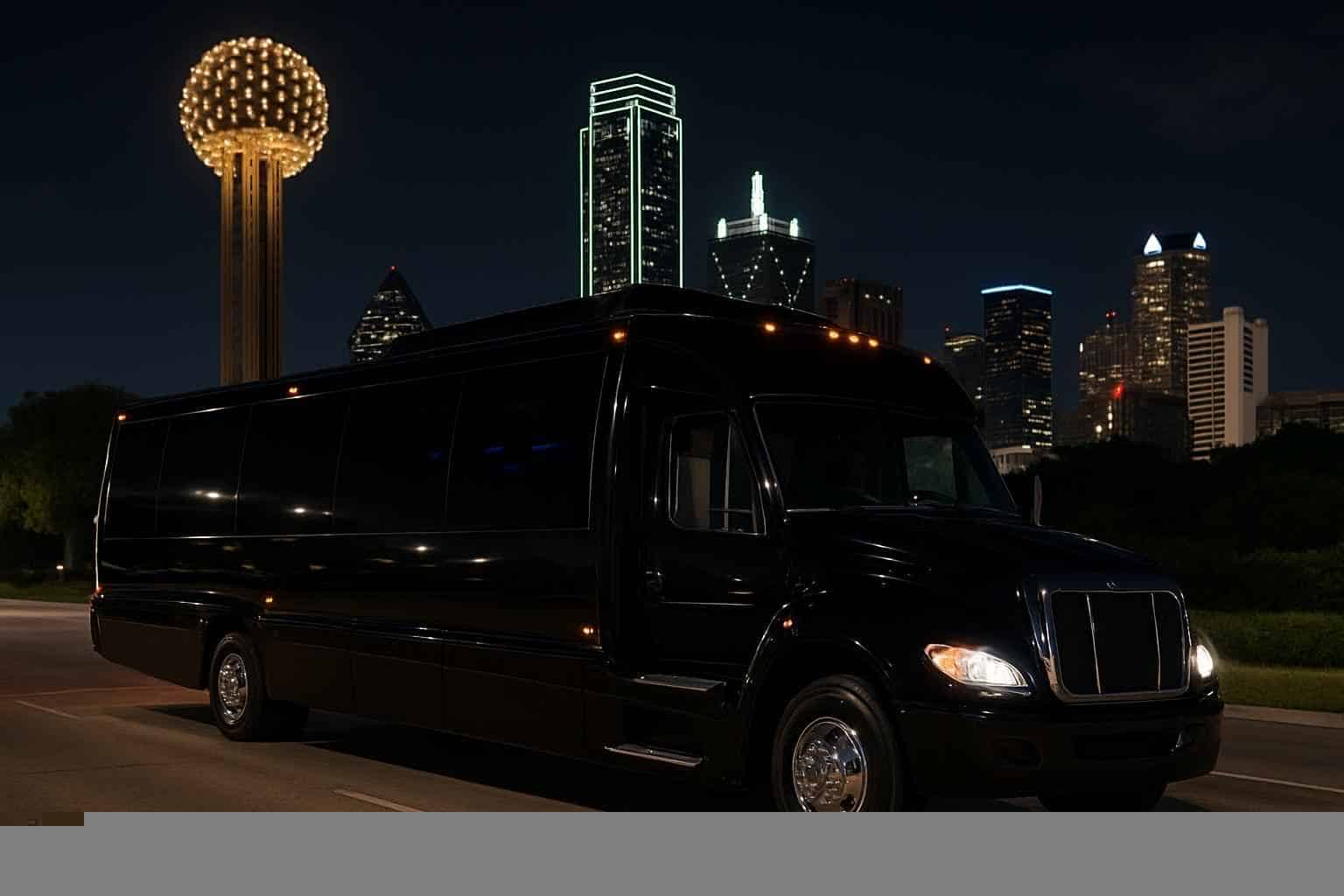 Best Black Party Bus Rental in Dallas Texas