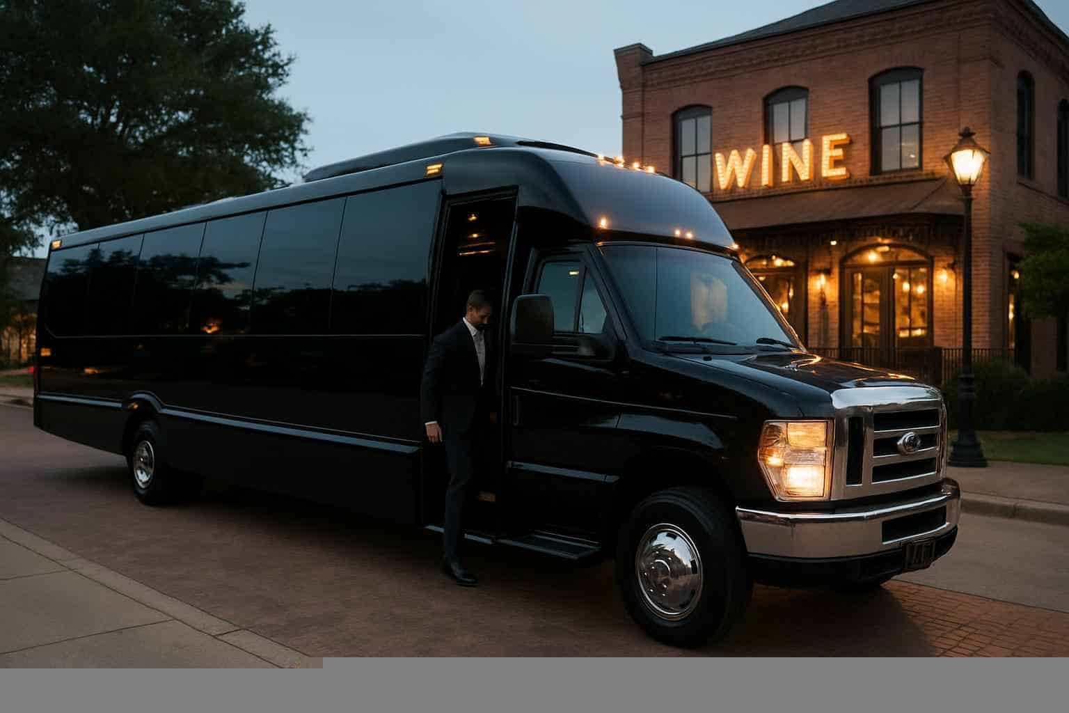 Best Black Party Bus Rental in Grapevine Texas
