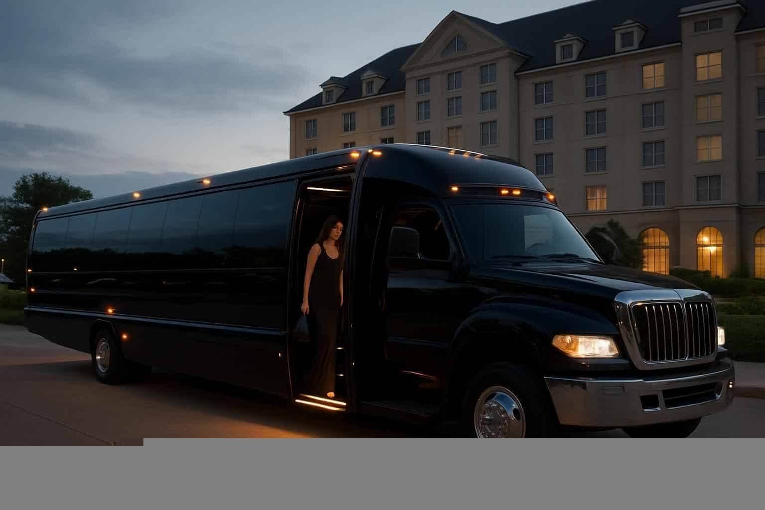 Best Black Party Bus Rental in Irving Texas