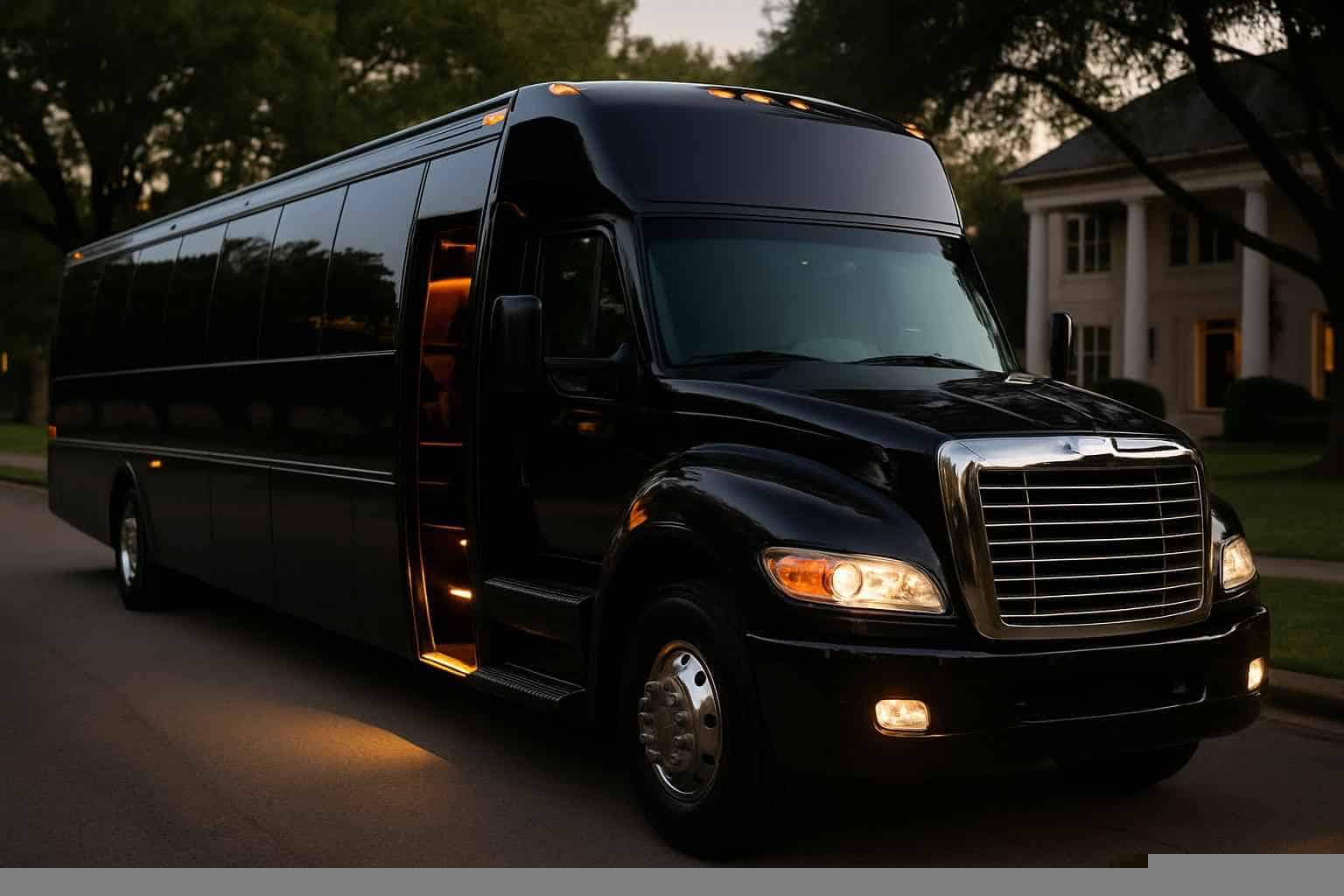 Best Black Party Bus Rental in Southlake Texas