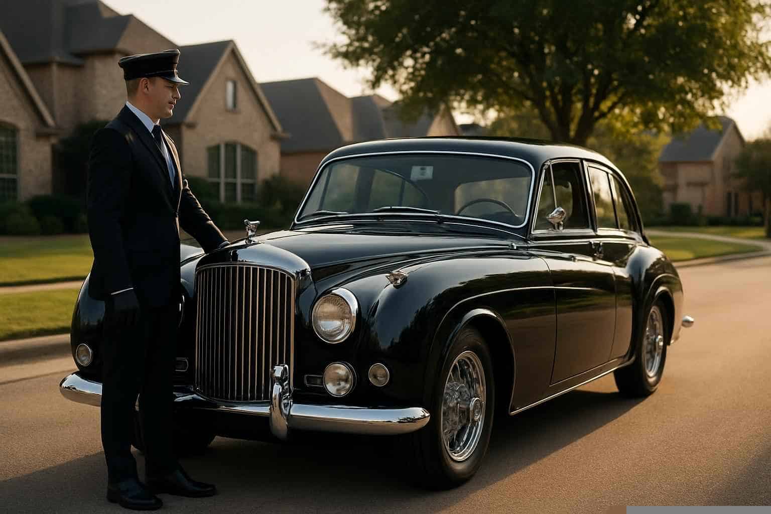 Best Classic Car Chauffeur Service in Flower Mound Texas