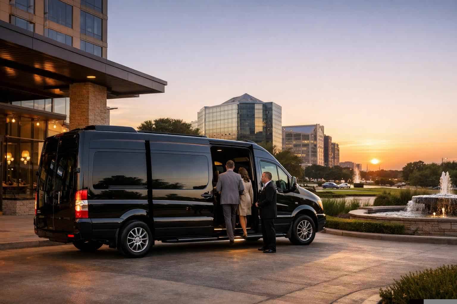 Best Passenger Van with Driver in Plano Texas