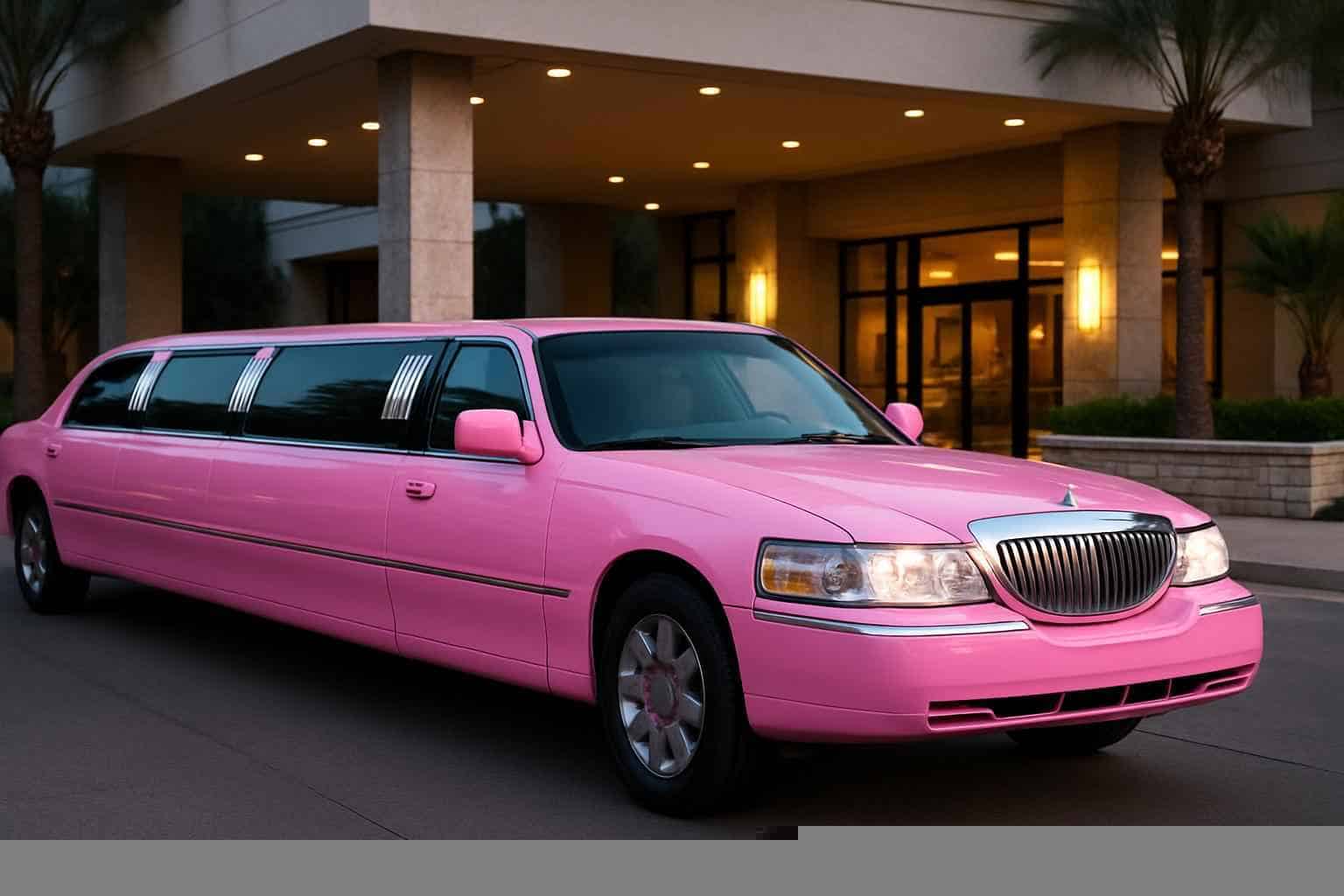Best Pink Limo Rental in Addison Texas