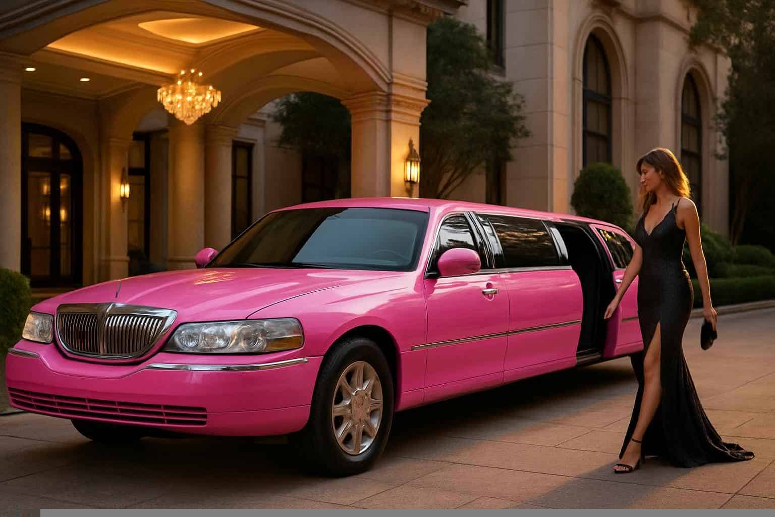 Best Pink Limo Rental In Carrollton Texas