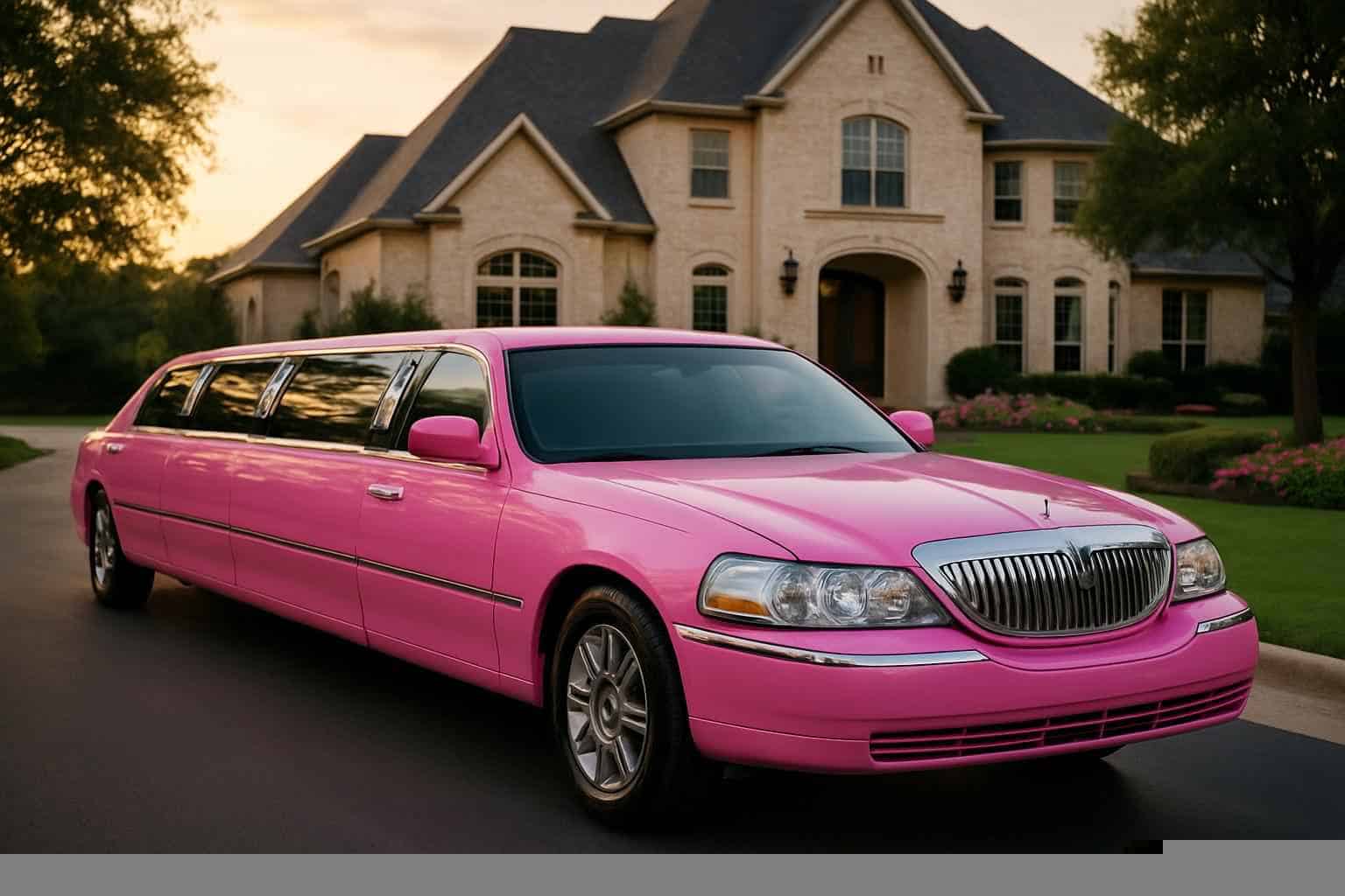 Best Pink Limo Rental in Flower Mound Texas