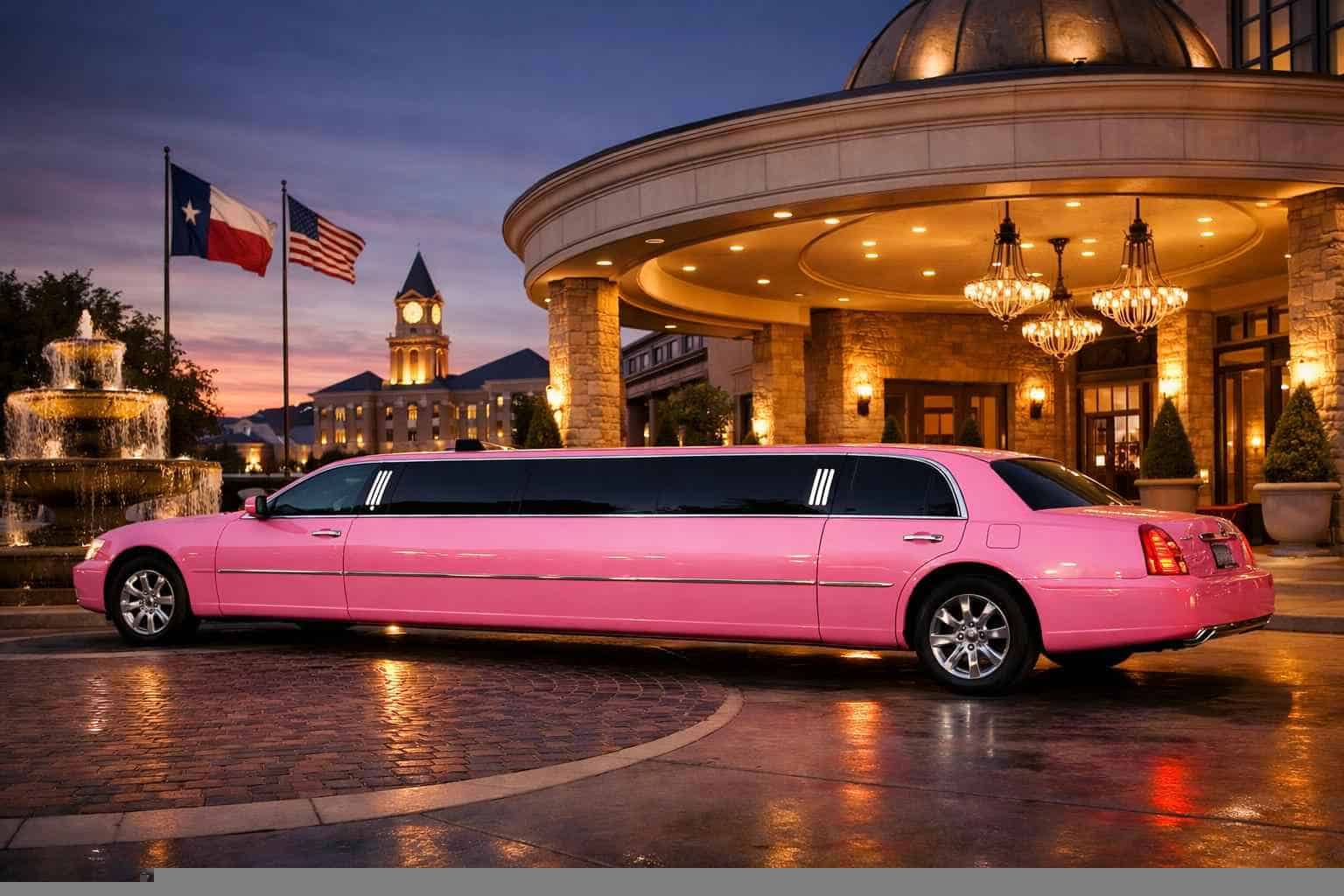 Best Pink Limo Rental in Frisco Texas