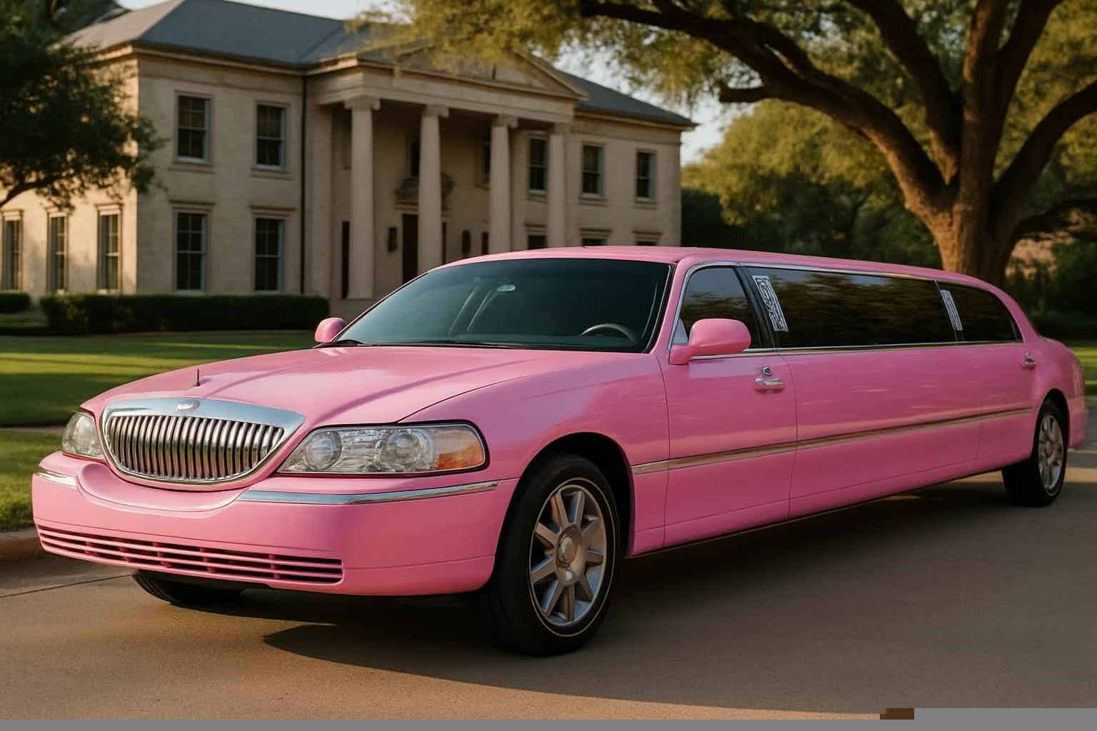 Best Pink Limo Rental in Highland Park Texas