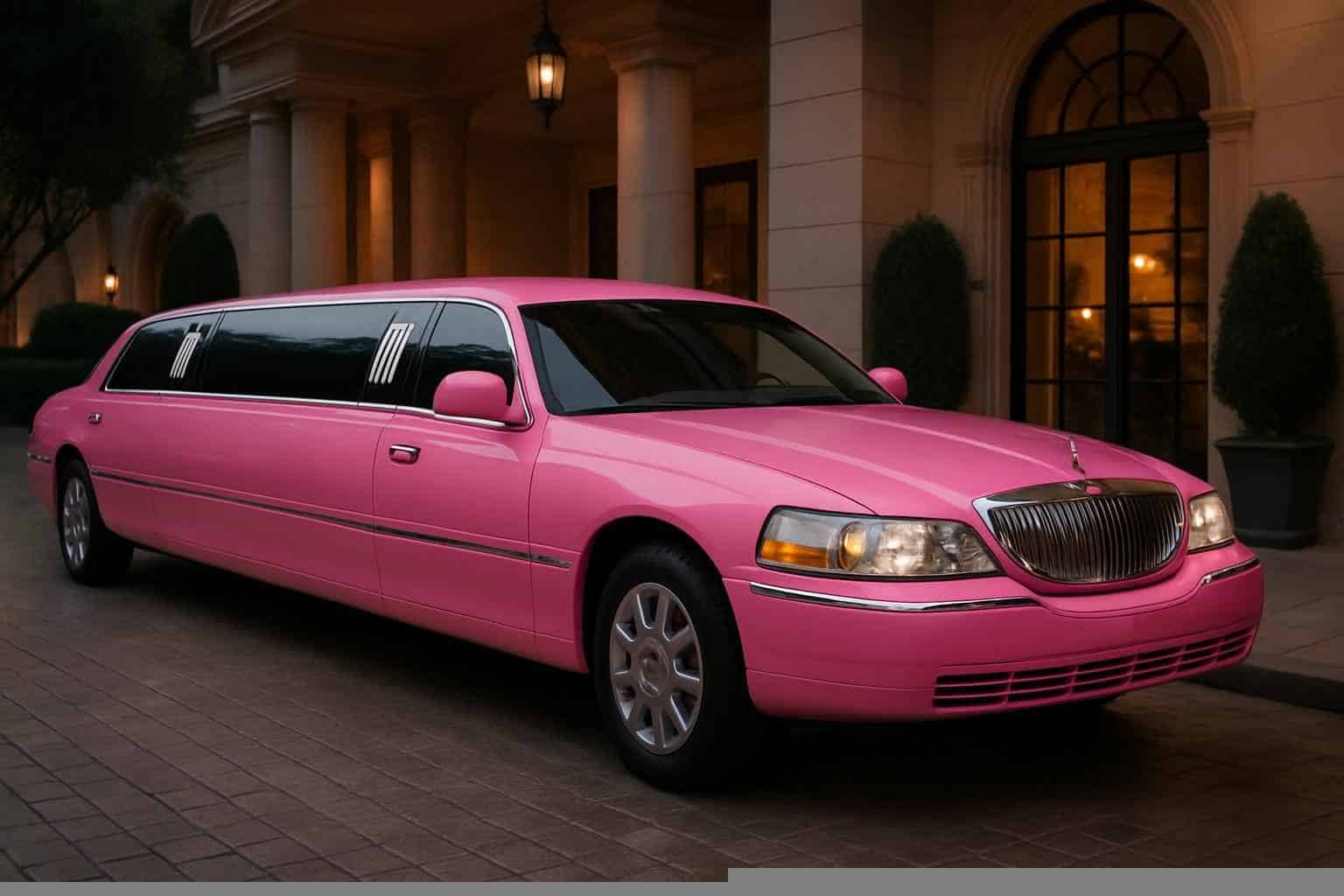 Best Pink Limo Rental in Irving Texas