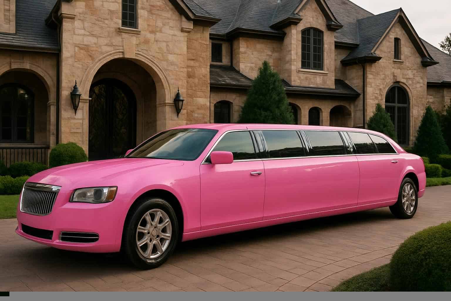 Best Pink Limo Rental in The Colony Texas