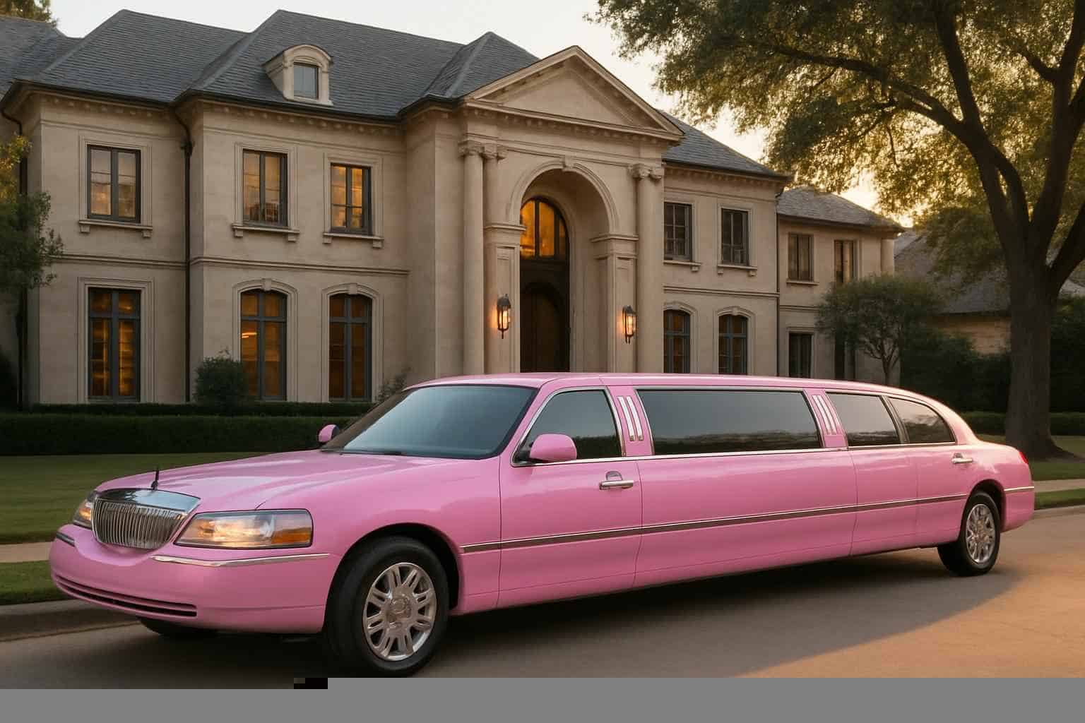Best Pink Limo Rental in University Park Texas