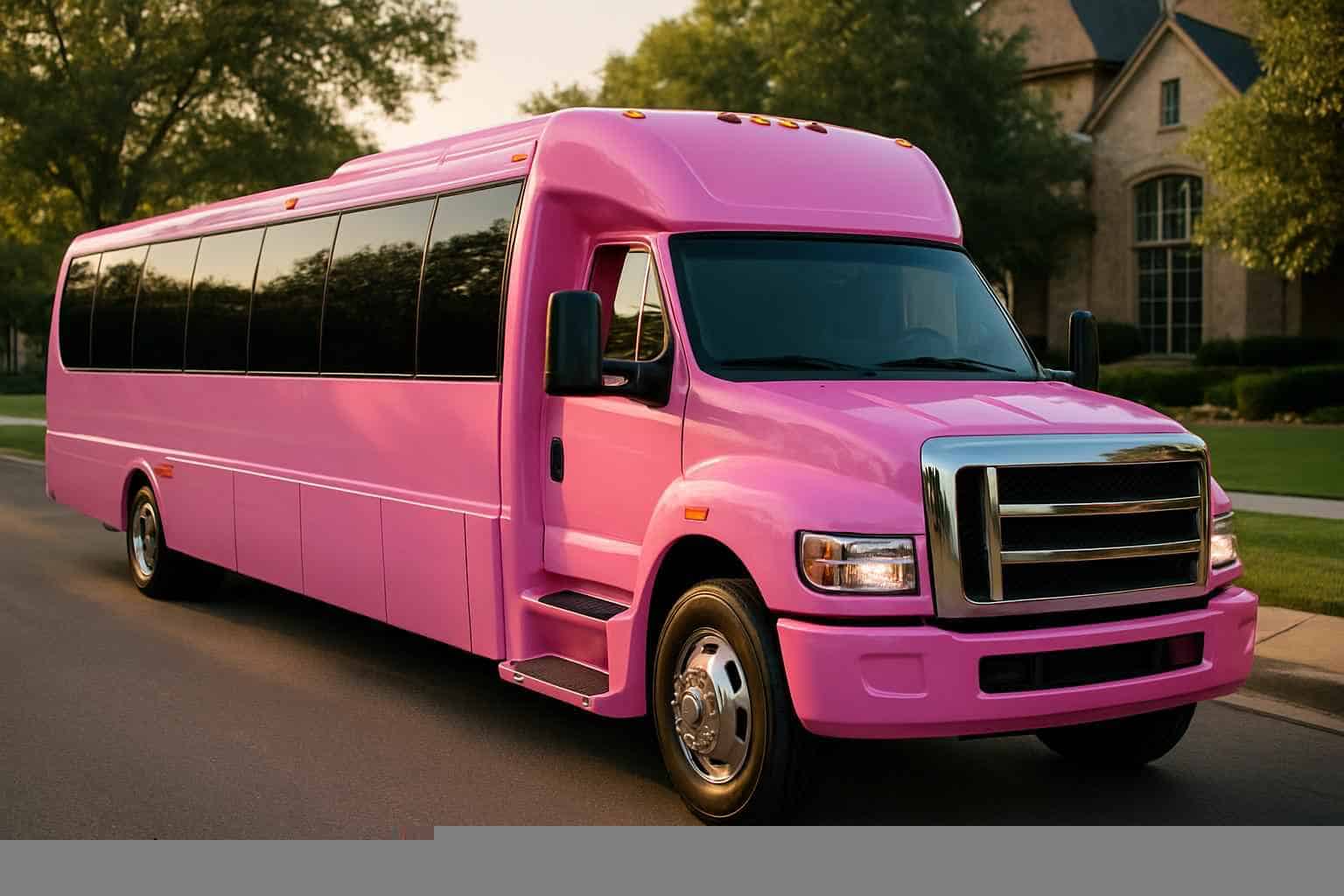 Best Pink Party Bus Rental in Southlake Texas