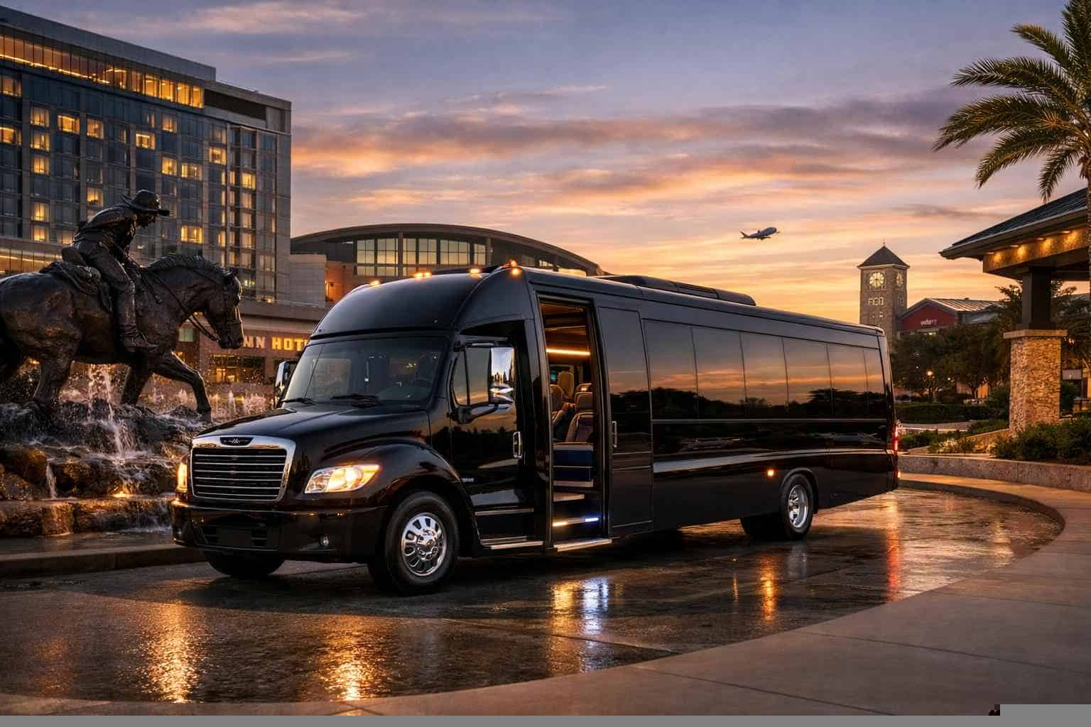 Best Shuttle Bus Rental in Frisco Texas