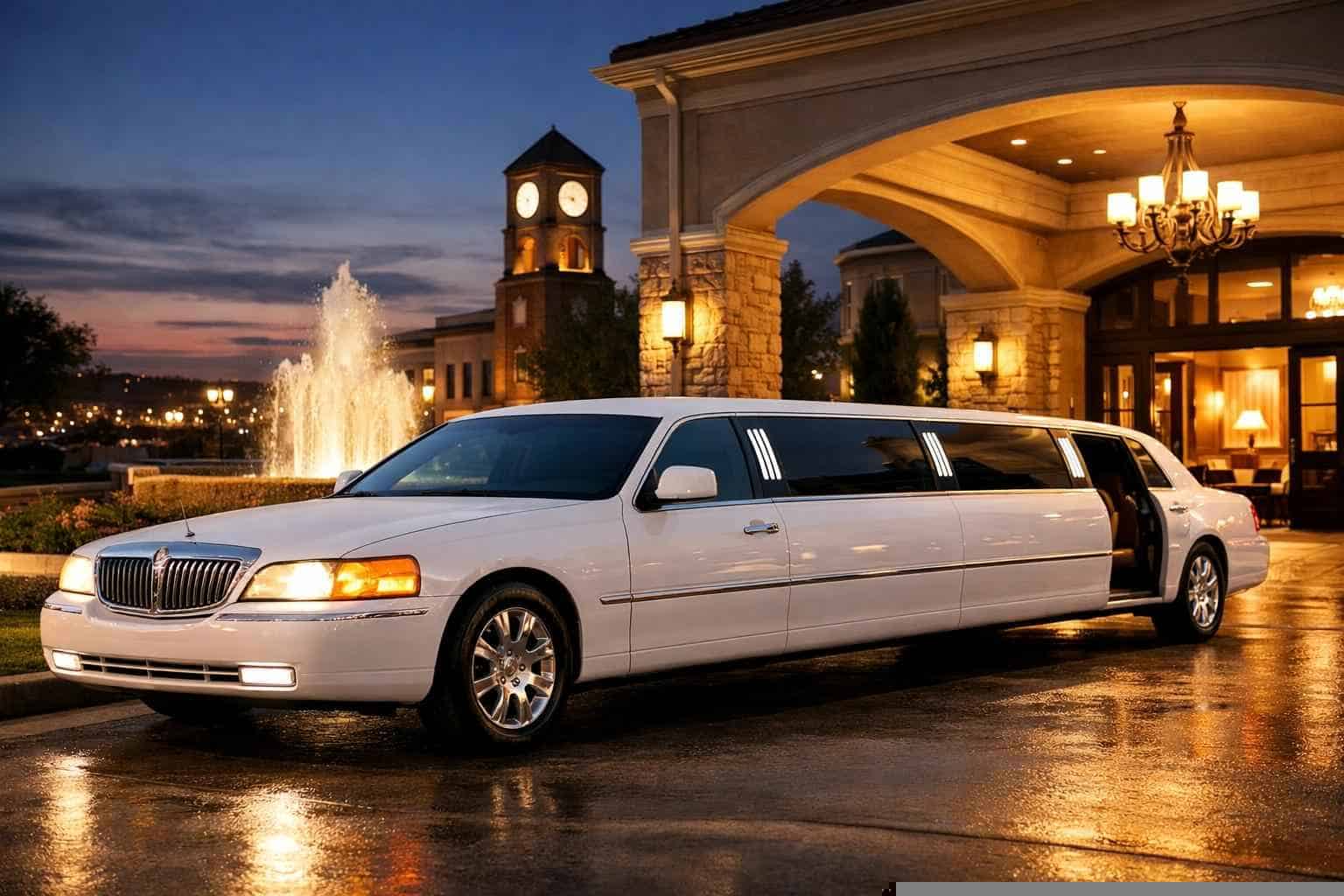 Best White Limo Rental in Allen Texas