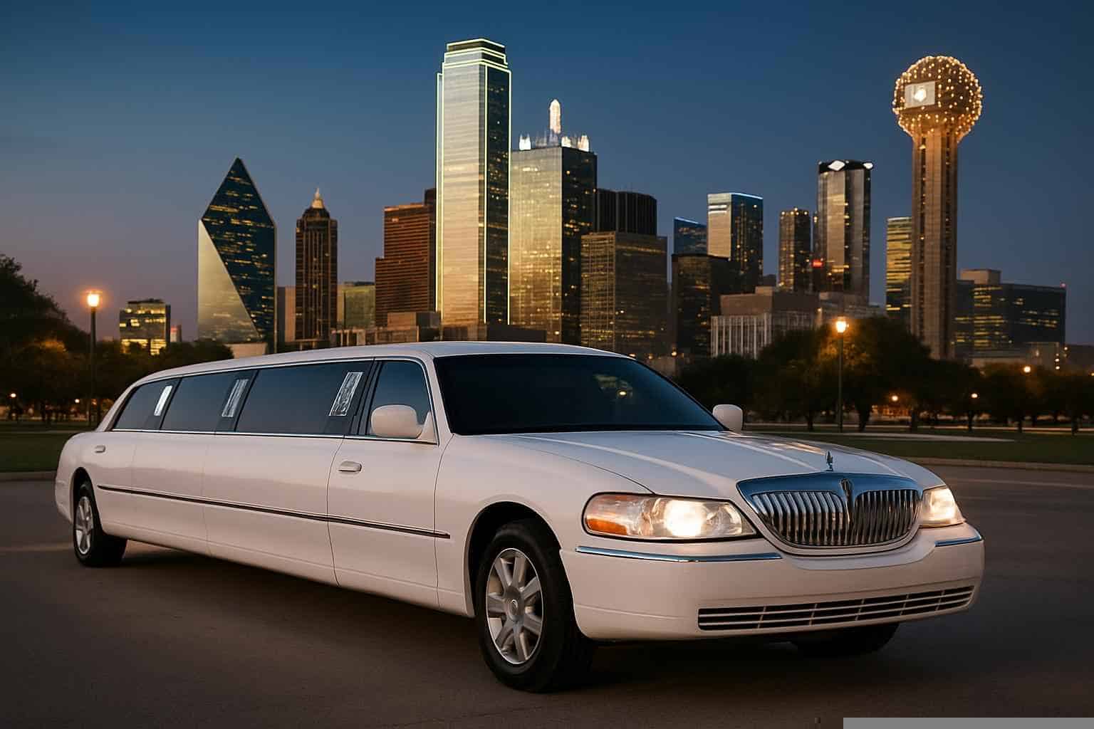 Best White Limo Rental in Dallas Texas