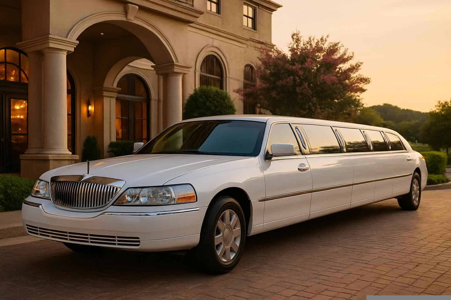 Best White Limo Rental in Flower Mound Texas